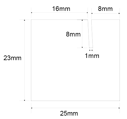 Bilde av Fotoblokk i tre – hvit, eik og svart (flere størrelser)