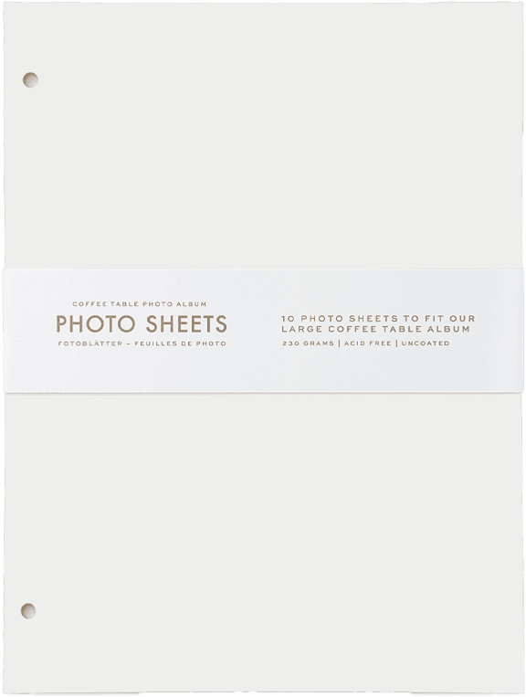 Bilde av Printworks refill papir 10 pk hvit -stor