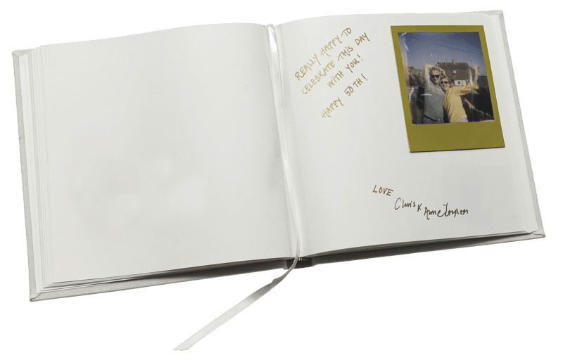 Bilde av Base Line Canvas Album 20x20 Guestbook Sort