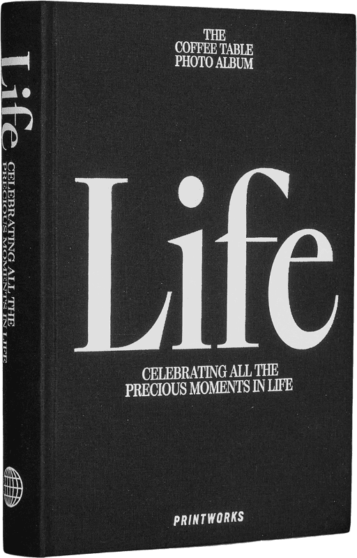 Bilde av Printworks PhotoBook Life Black