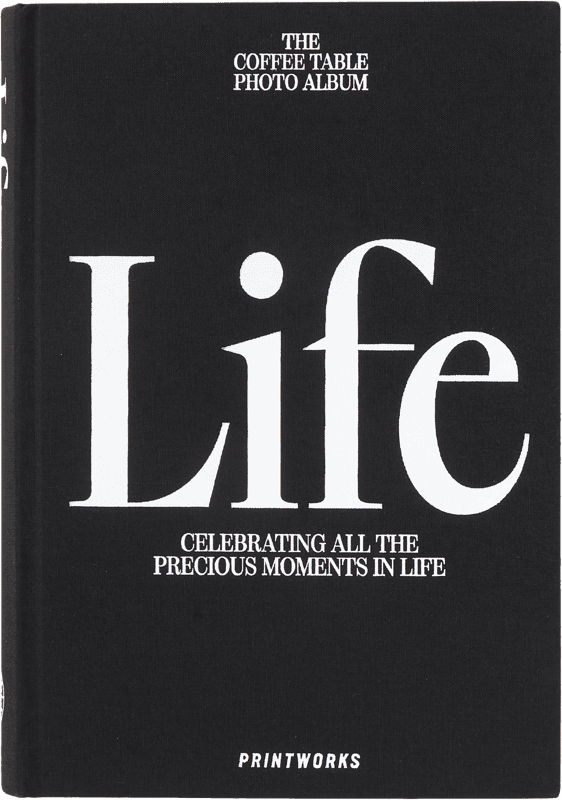 Bilde av Printworks PhotoBook Life Black