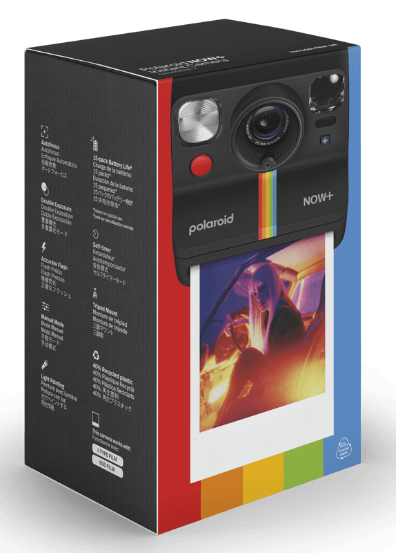 Bilde av Polaroid Now + Gen 2 - Sort