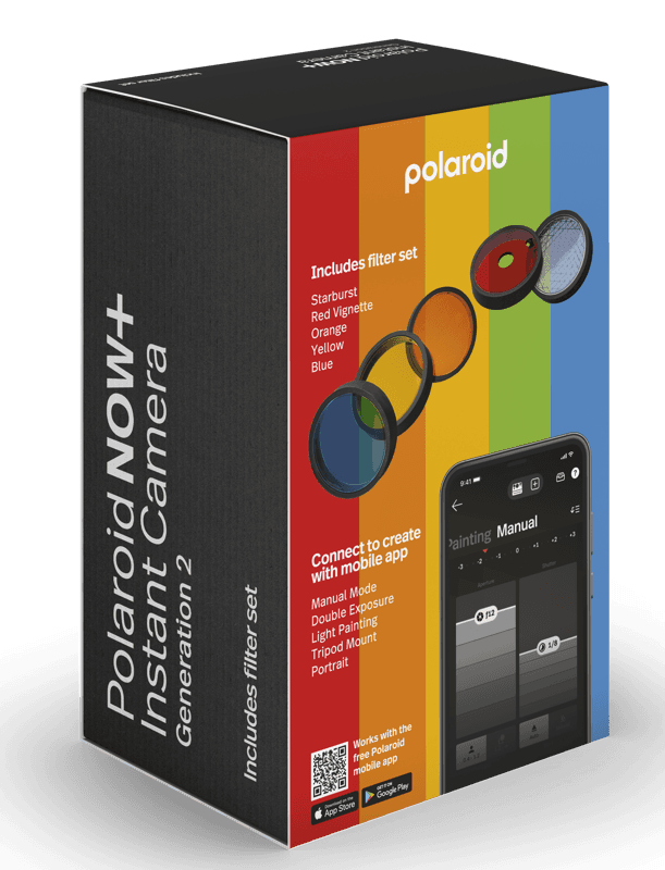 Bilde av Polaroid Now + Gen 2 - Sort