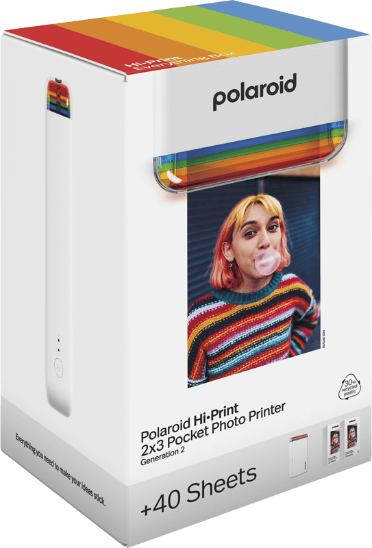 Bilde av Polaroid printer - Hi-Print Gen 2 E-box - HVIT