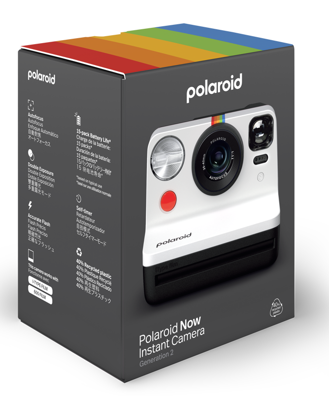 Bilde av Polaroid Now Gen 2 - sort og hvit