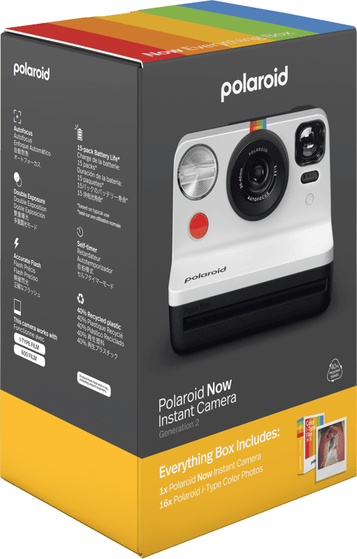 Bilde av Polaroid Now Gen 2 E-box Black&White