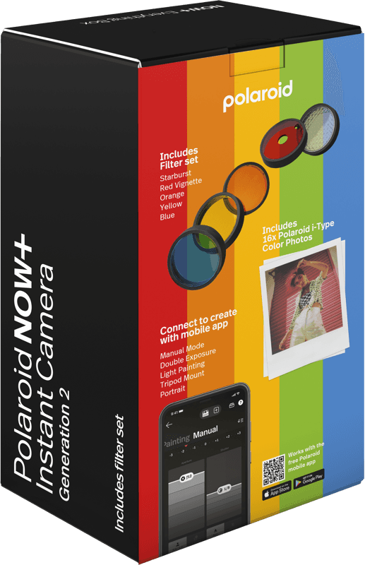 Bilde av Polaroid Now+ Gen 2 E-box - Sort