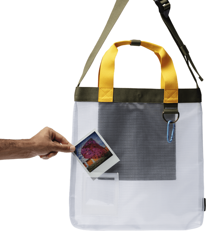 Bilde av Polaroid Ripstop Tote – Gjennomsiktig