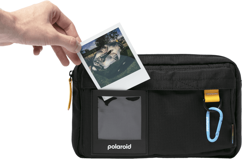 Bilde av Polaroid Ripstop Crossbody Veske - Sort