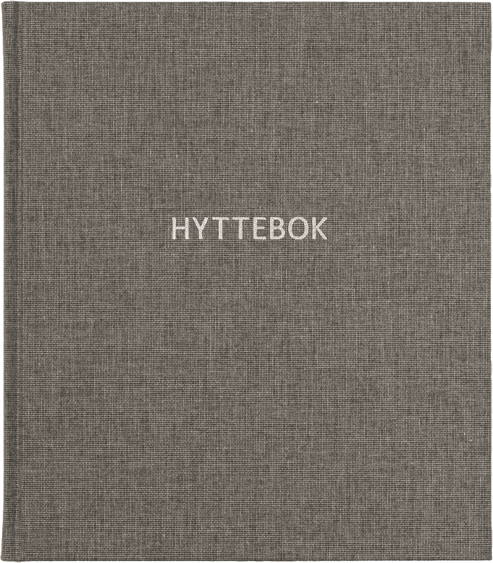 Bilde av Bookbinders hyttebok gråmelert 21x24 cm