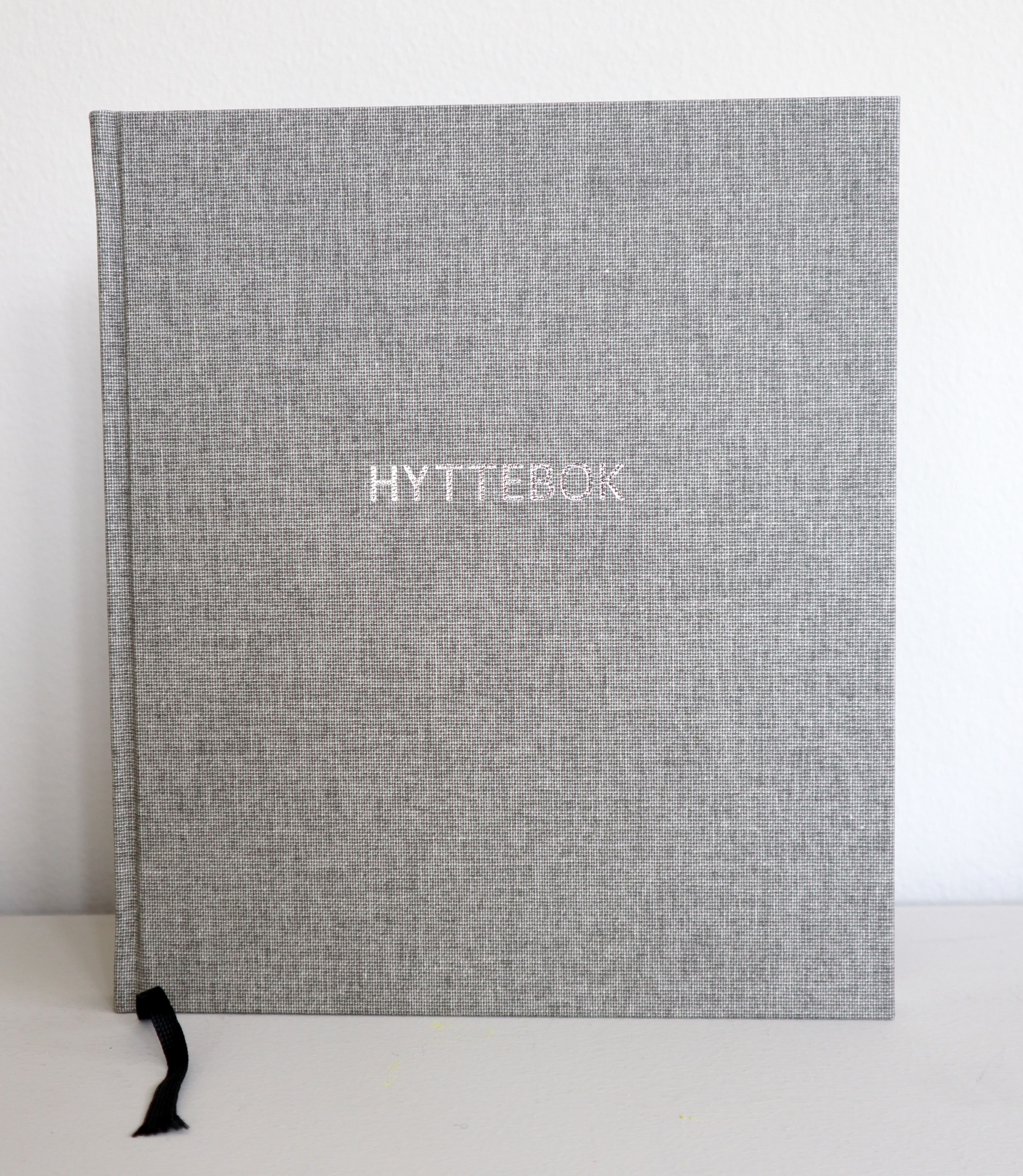 Bilde av Bookbinders hyttebok gråmelert 21x24 cm