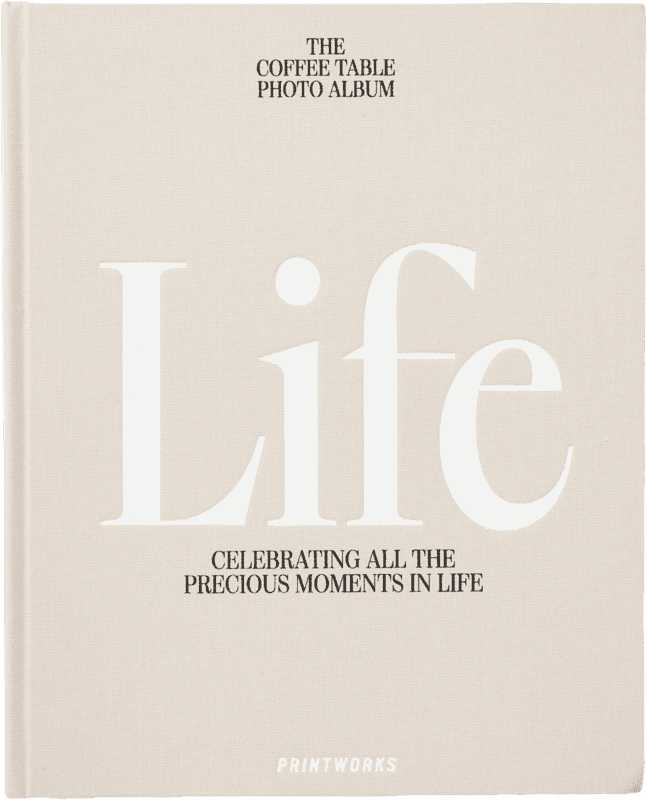 Bilde av Printworks Coffetable Photo album Life Beige