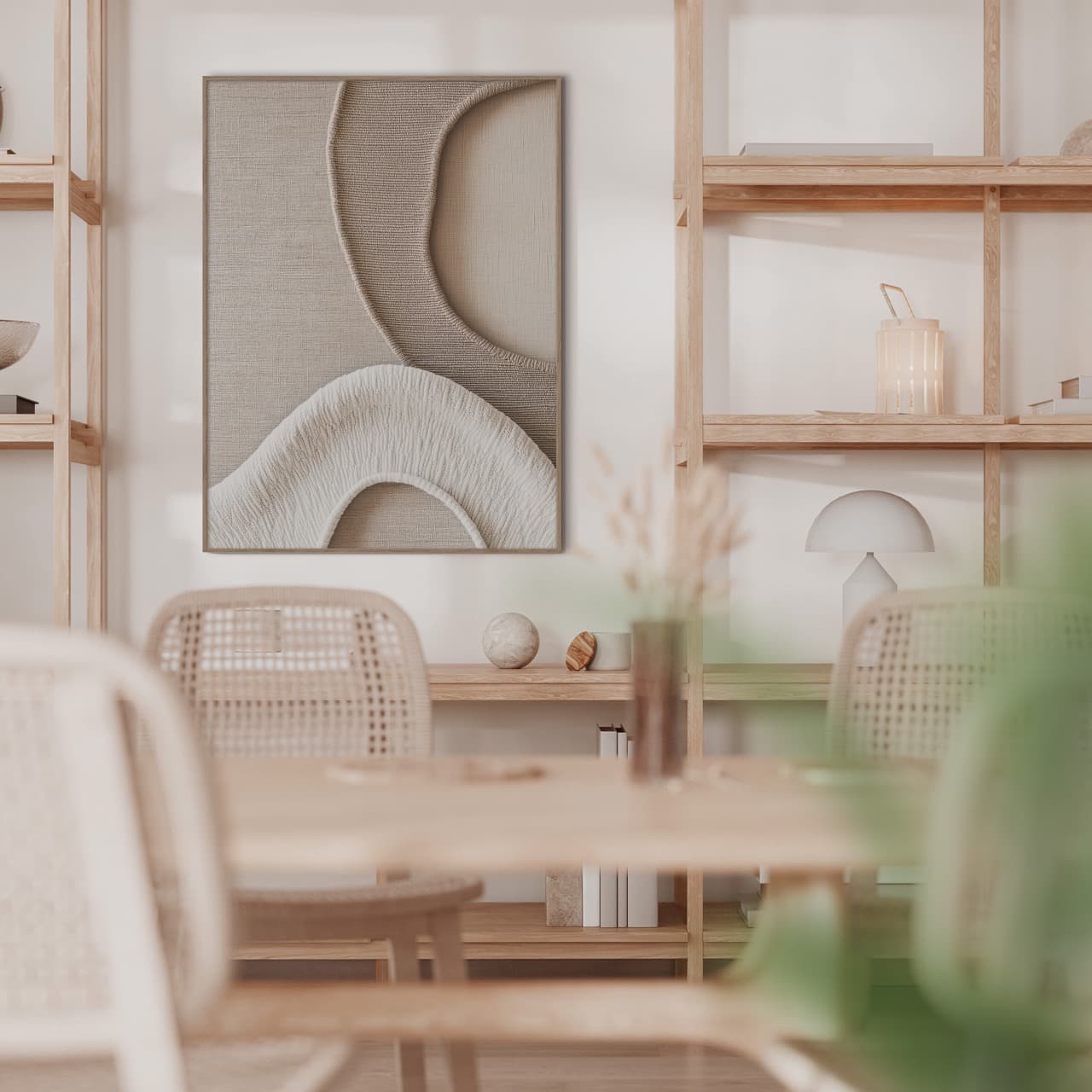 Bilde av Innrammet canvas Warm Tones 60x80