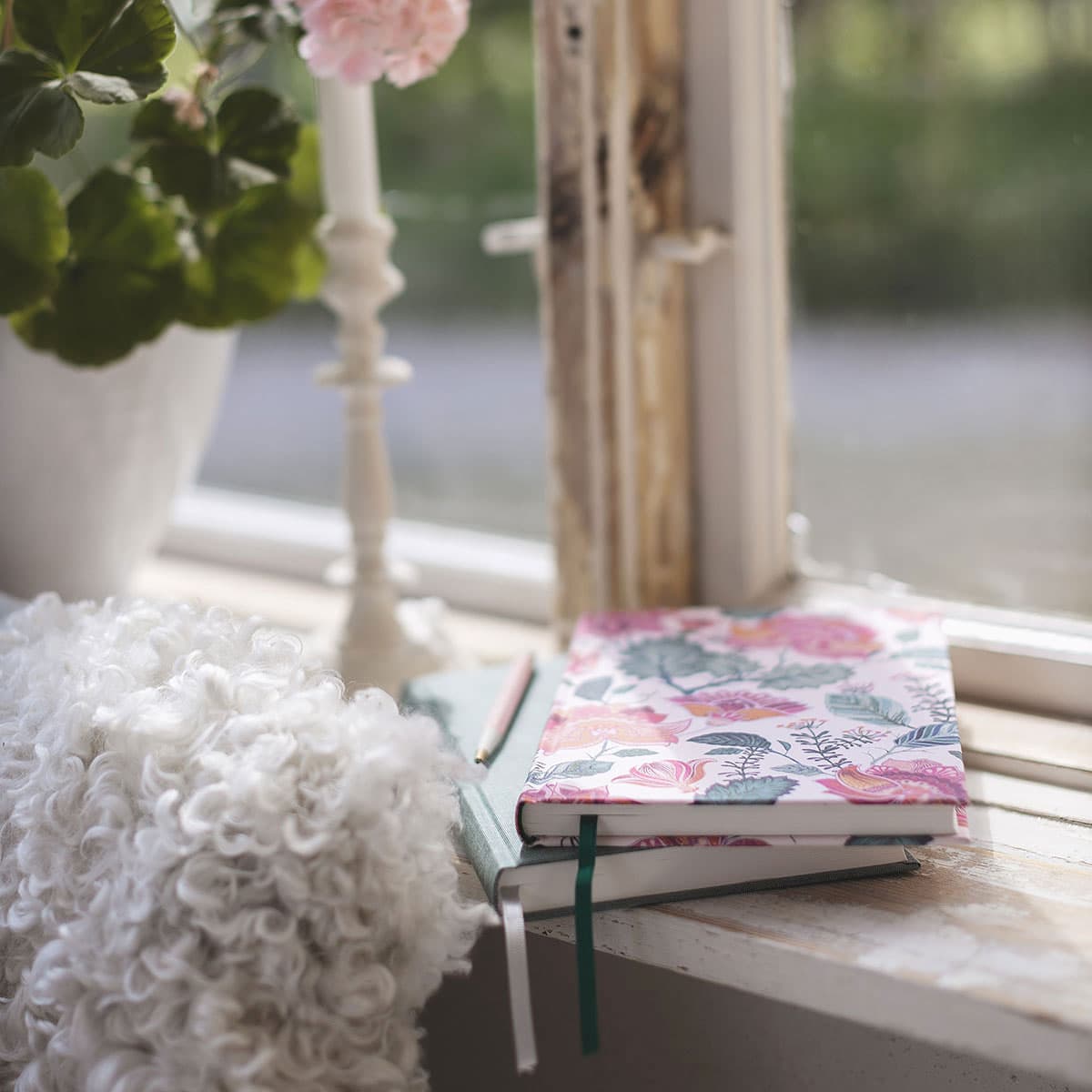 Bilde av Notatbok A5 Design Collection – Pink Flowers