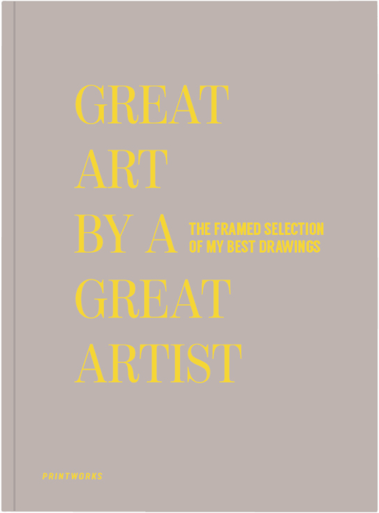 Bilde av Printworks Foto Album "Great Art by A Great Artist" Beige