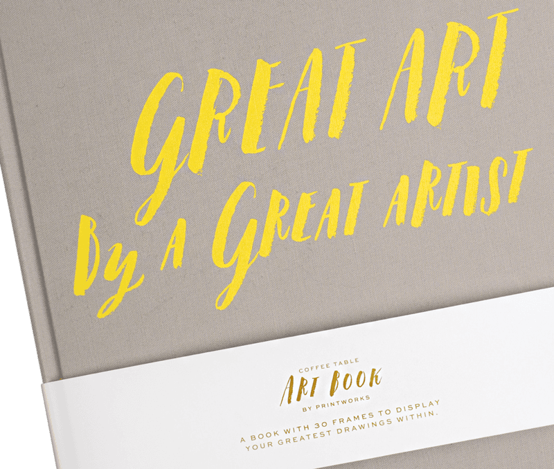 Bilde av Printworks Foto Album "Great Art by A Great Artist" Beige