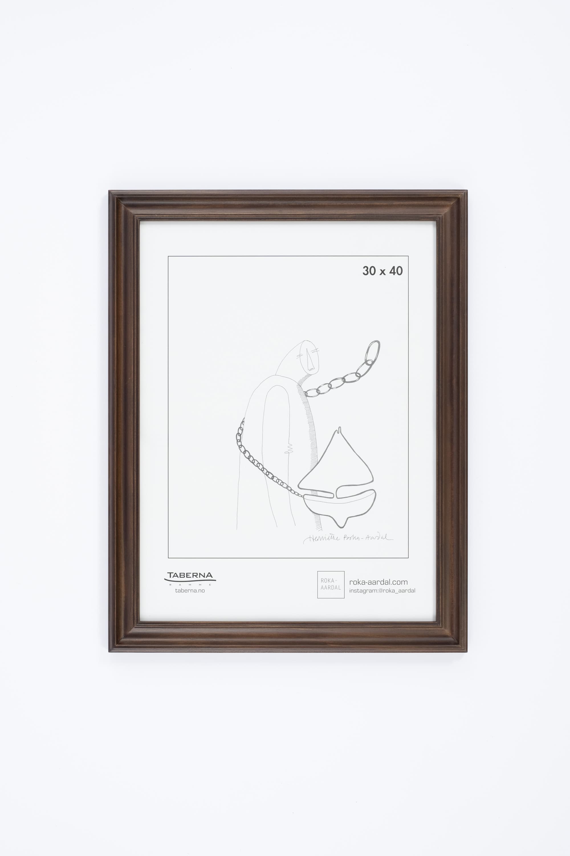 Bilde av Ramme Hovden brun