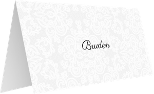 Bordkort | Bryllup | Blonde