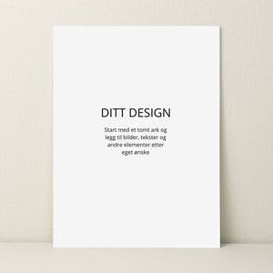 Meny | Ditt design